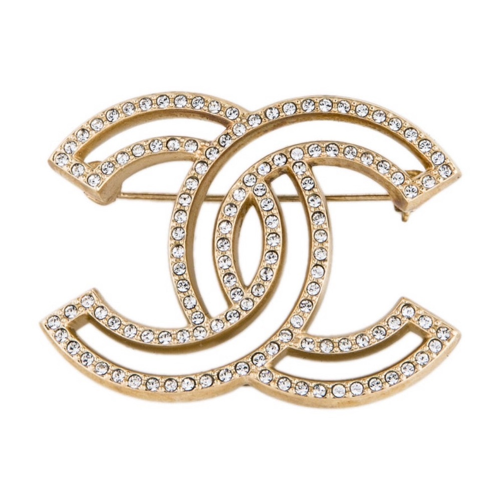 Chanel Brooch Open CC logo